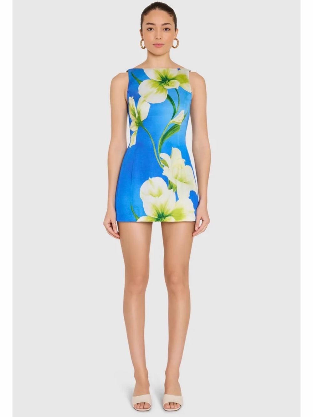 Amanda Uprichard Blue Hibiscus Romper
